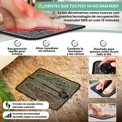 VitaFeet EMS™ Tapete Masajeador de Pies Profesional