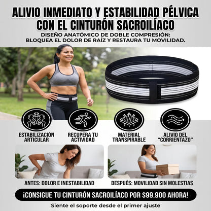 Cinturon Ciatica Lumbar Espalda