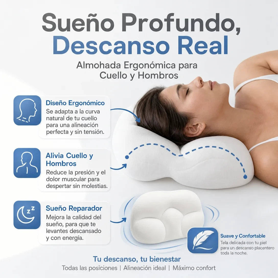 Deep Sleep Almohada De Cuello 3D