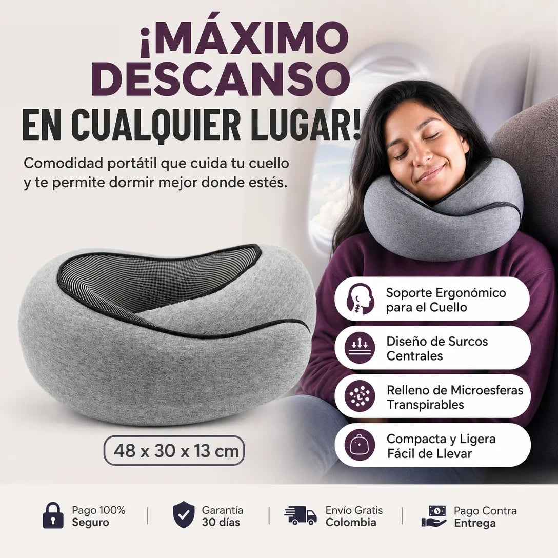 Almohada de viaje Ergonómico